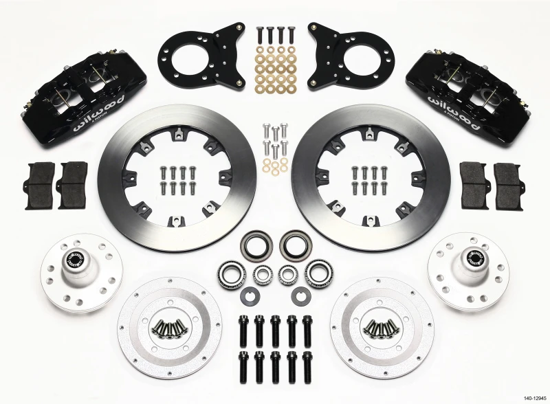 Wilwood Dynapro 6 Vorderes Naben-Kit 12,19 Zoll 1970-1973 Mustang Disc & Drum Spindel