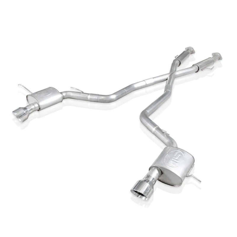 Stainless Works 2012-17 Jeep Grand Cherokee 6.4L Kat-Back-Schalldämpfer X-Rohr