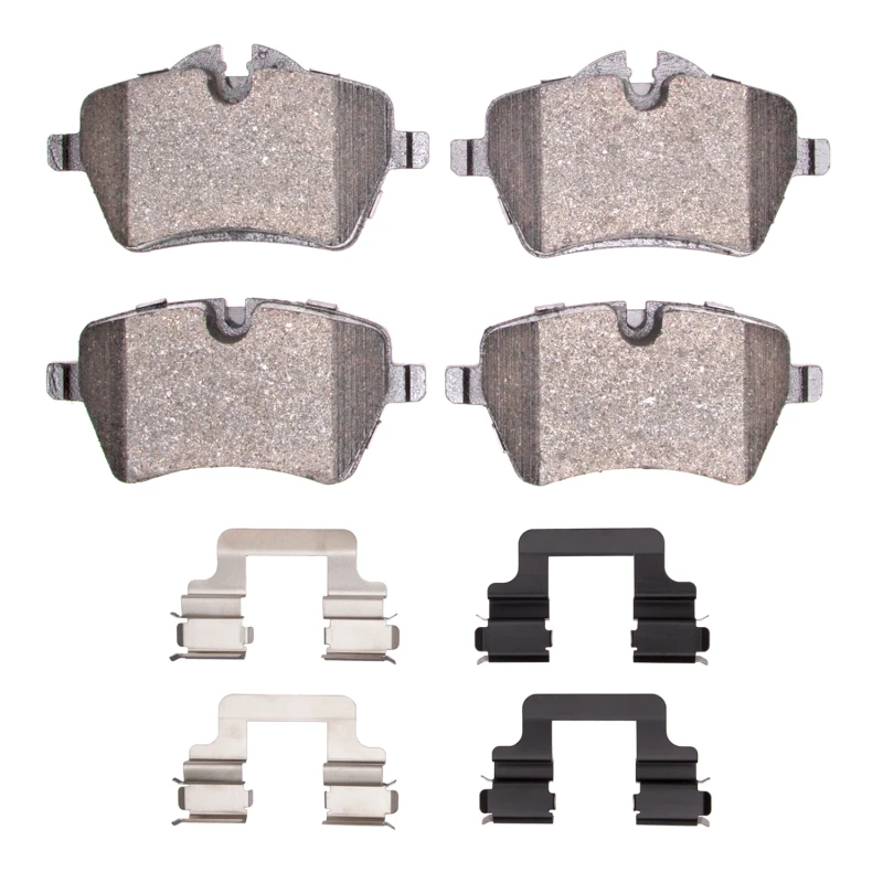 DFC 13-16 Mini Cooper Countryman Front 5000 Advanced Ceramic Brake Pads and Hardware Kit