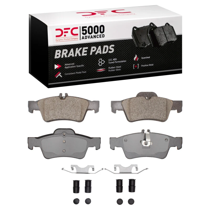 DFC 09-18 Mercedes-Benz SL550 Rear 5000 Advanced Ceramic Brake Pads and Hardware Kit