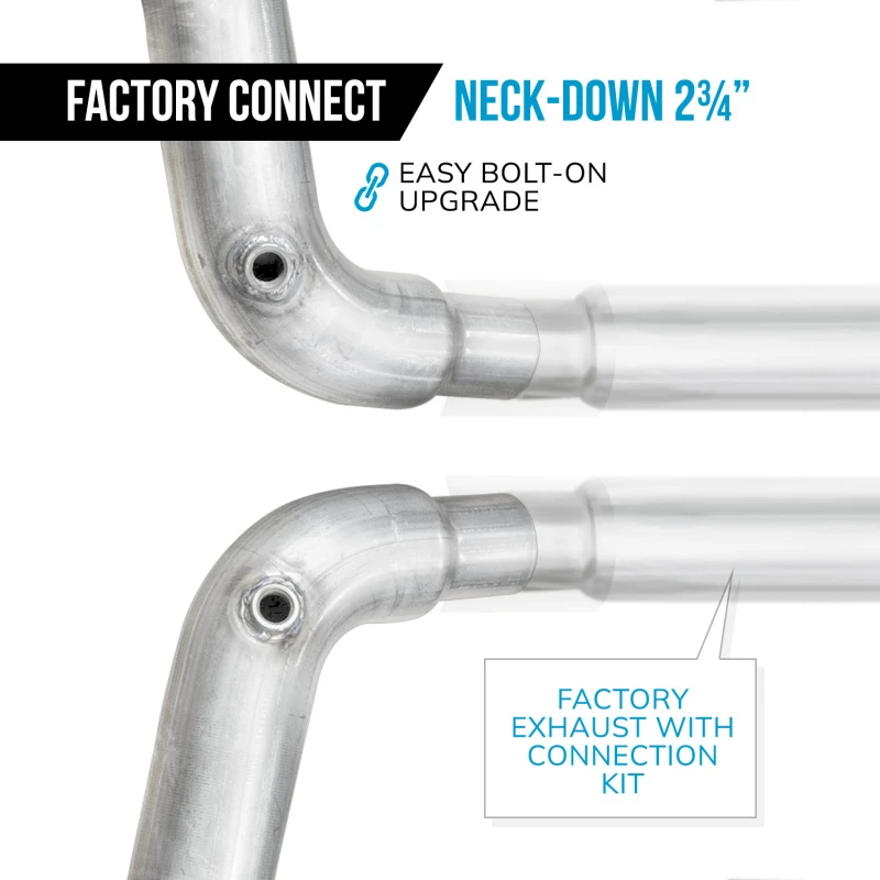 Stainless Works Lead Pipe Kit für 15-25 Mustang GT - Factory Connect