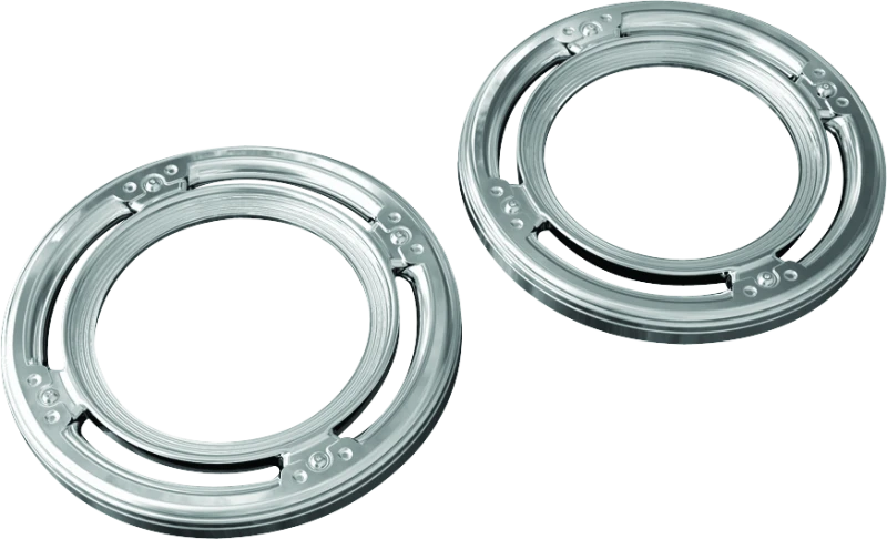 Kuryakyn Rear Speaker Accents in Chrom für Harley-Davidson Touring & Trike