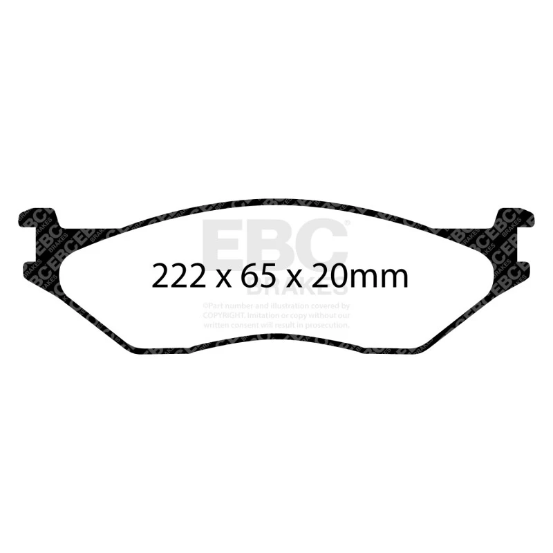 EBC 02-05 Ford Econoline E550 Yellowstuff Front Brake Pads