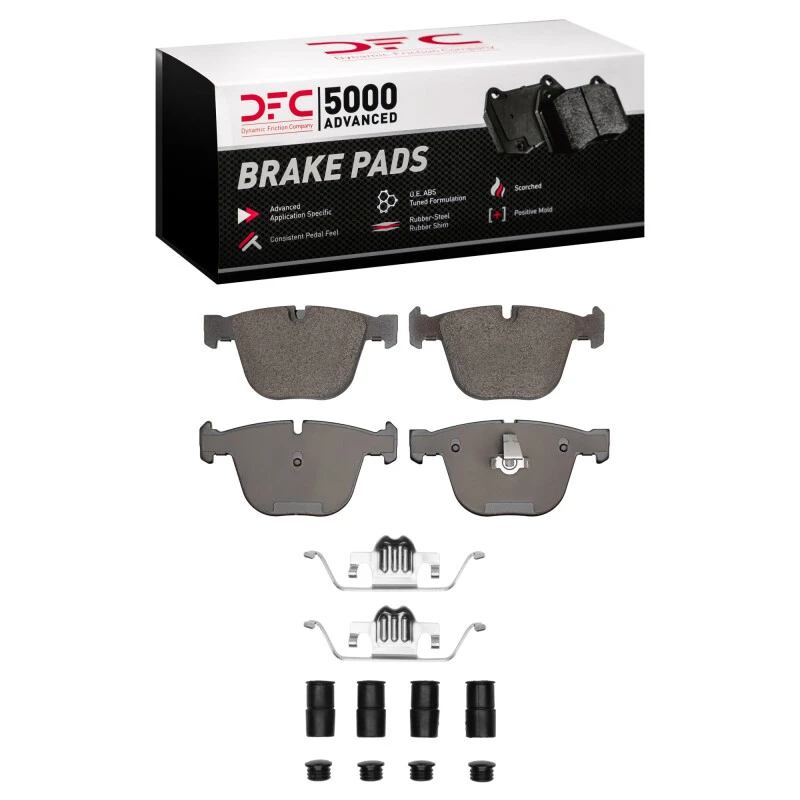 DFC 10-19 BMW X5 Rear 5000 Advanced Low Metallic Brake Pads and Hardware Kit