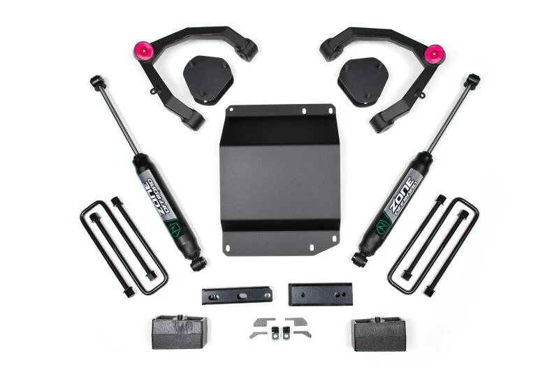 Zone Offroad 3.5in UCA Lift Kit für 2007–2013 Chevrolet Silverado GMC Sierra 1500 4WD