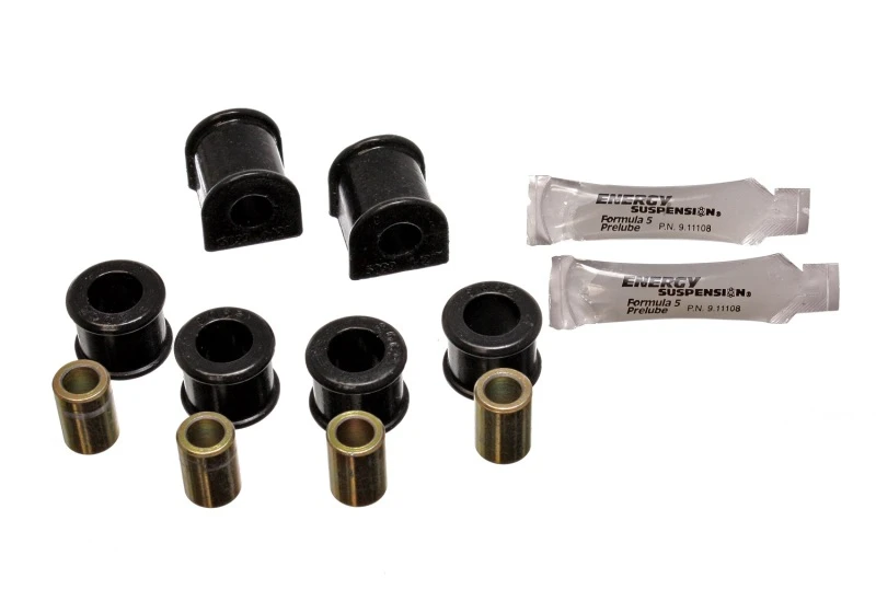 Energy Suspension 90-97 Mazda Miata Schwarz 12,5mm Hinterer Stabilisator-Buchsen-Kit (inkl. Stabilisator-End-Link)