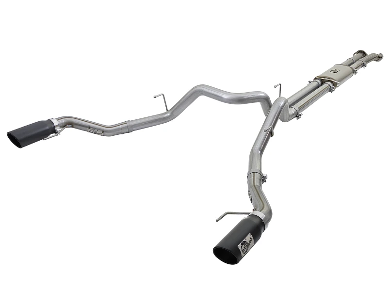 aFe MACHForce XP 3 Zoll 409-SS Auspuff Cat-Back 2017 Ford F-150 Raptor V6-3.5L (tt) mit schwarzer Spitze