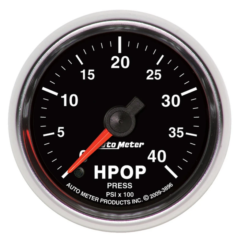 Autometer GS-Serie 2-1/16-Zoll-Hochdruck-Ölpumpenmanometer 0-4K PSI Digitaler Schrittmotor-Elektroanzeige
