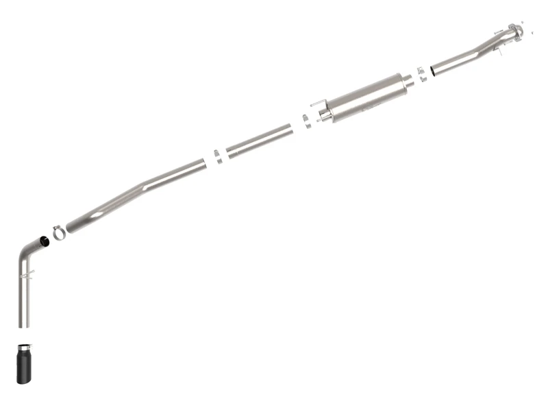 aFe Vulcan Serie 3,5 Zoll 409 SS Kat-Abgasanlage 13-19 Ford Transit V6 3,5L (TT) mit schwarzen Endrohren