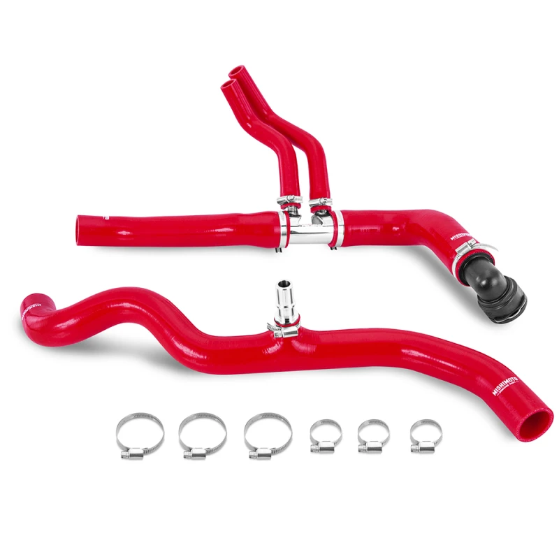 Mishimoto 18-20 Ford Raptor 3.5L EcoBoost Silikon-Schlauch-Kit - Rot