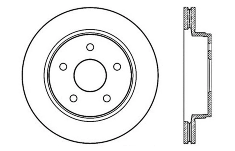 StopTech Drilled Sport Brake Rotor