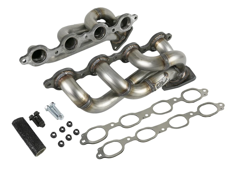 aFe Twisted Steel 1-3/4 Zoll 304 Edelstahl Shorty Headers 2019 GM Silverado / Sierra 1500 V8-5.3L/6.2L