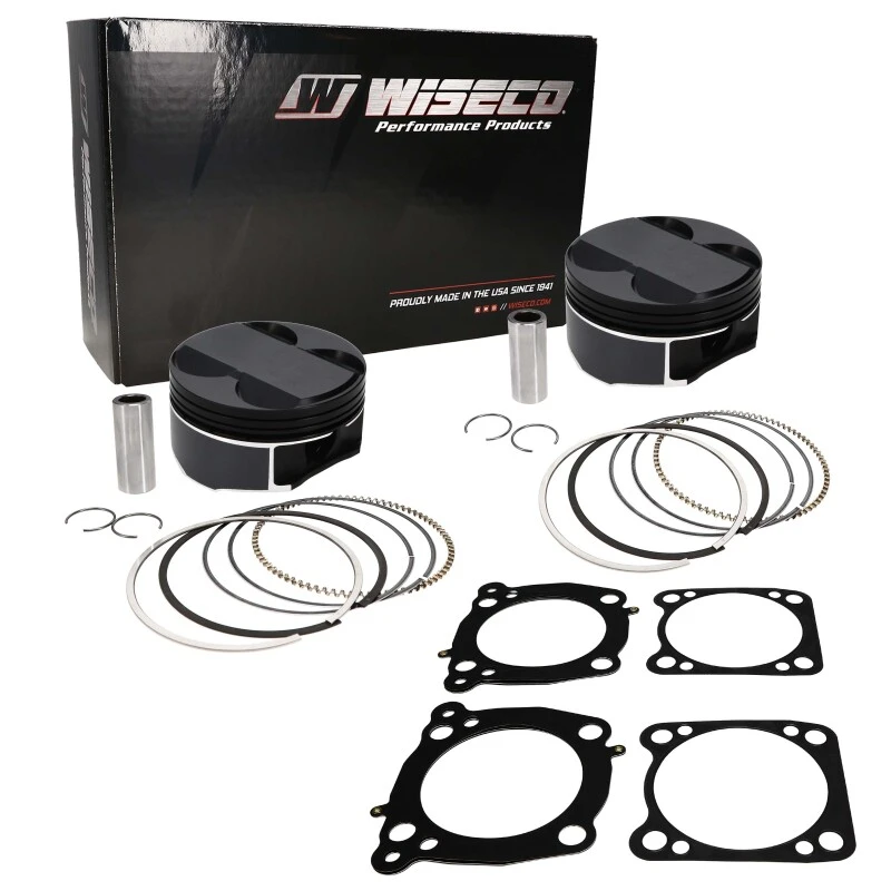 Wiseco HD Milwaukee 8 124cid 11.01 CR (X) Piston Kit