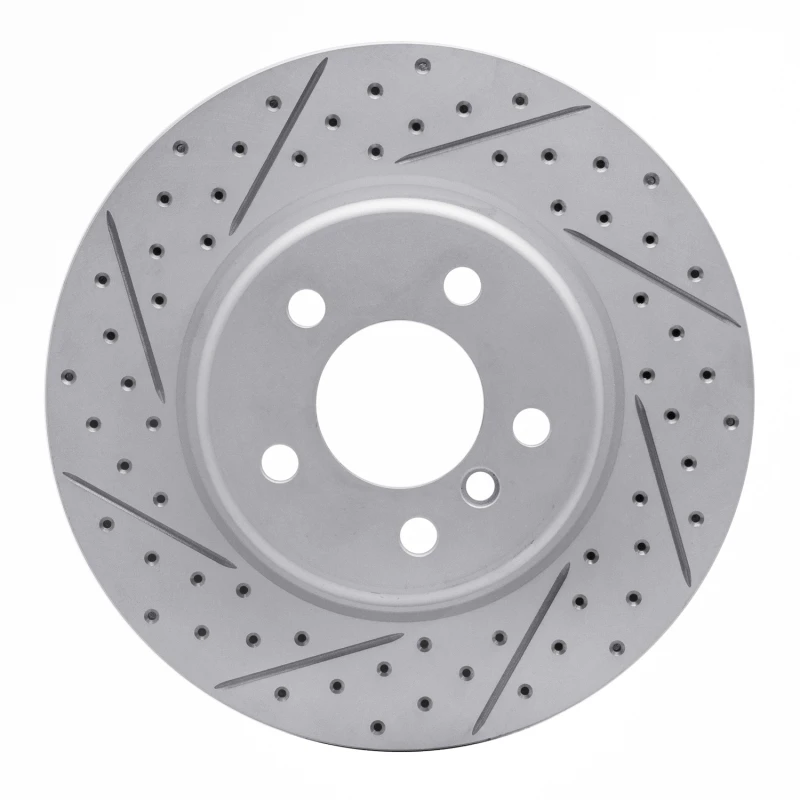 DFC 11-16 BMW 528I Front Left Drilled & Slotted Geoperformance Rotor