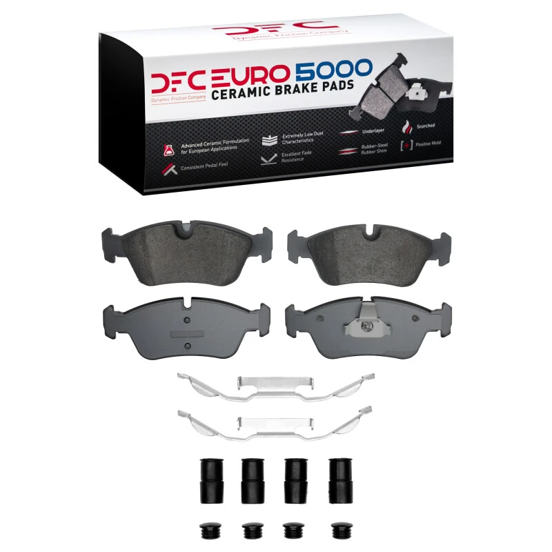 DFC 92-8 BMW 325is Front Euro 5000 Ceramic Brake Pads and Hardware Kit