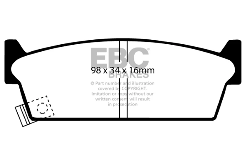 ebc_UD479-6793200fa767f EBC 90-93 Infiniti M30 3.0L Ultimax2 Rear Brake Pads