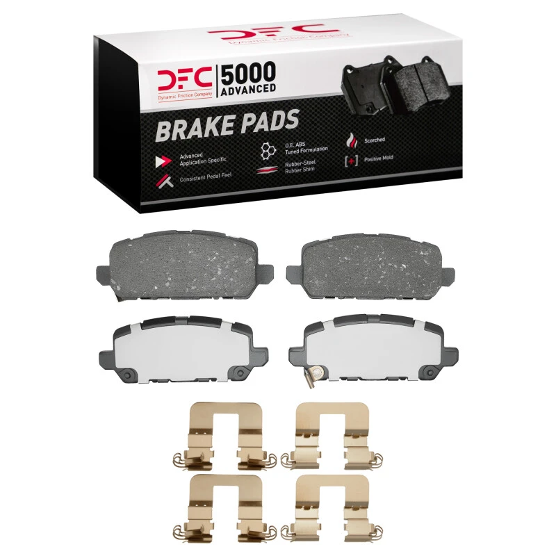 DFC 16-22 Honda CR-Z Rear 5000 Advanced Ceramic Brake Pads and Hardware Kit