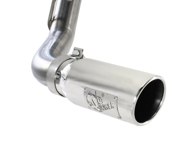 aFe MACHForce XP Auspuff-System, Edelstahl GM Silverado/Sierra 1500 2014 V*-5.3/6.2L Polierter Endrohr