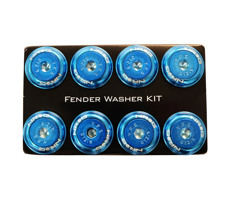 NRG Fender Washer Kit w/Color Matched M8 Bolt Rivets For Plastic