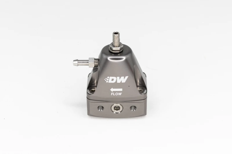 DeatschWerks DWR1000iL In-Line Adjustable Fuel Pressure Regulator - Titanium