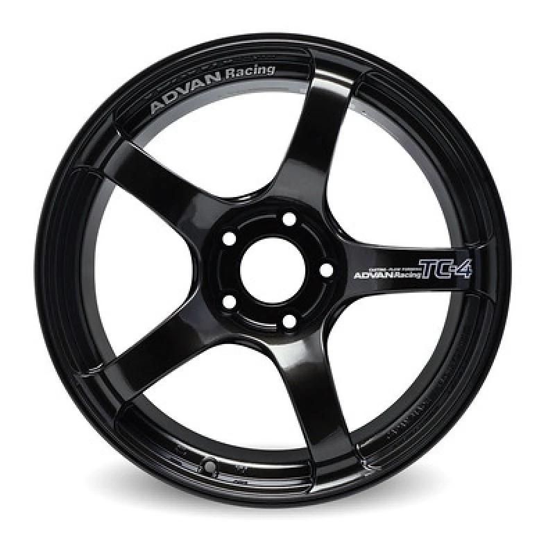 Advan TC4 15x8.0 +28 4x100 Black Gunmetallic Wheel (No Ring)