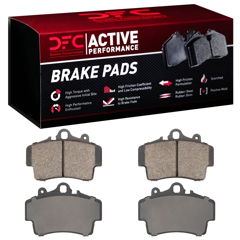 DFC 97-08 Porsche Cayman Front Active Performance Pads - Low Metallic