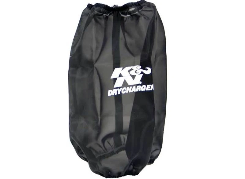 K&N 6,625 Zoll Basis ID / 5,25 Zoll Oben ID / 9,5 Zoll H Runde Tapered Schwarze DryCharger Luftfilter Wickel
