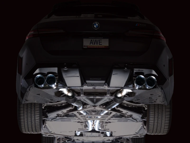 AWE Tuning BMW G90/G99 M5 Touring Edition Cat-Back Exhaust - Chrome Silver Tips