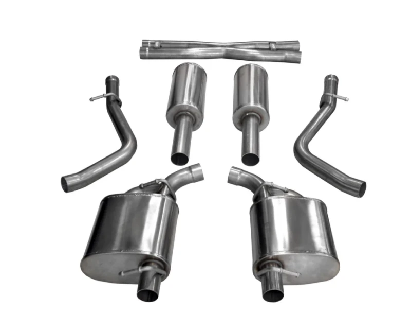 Corsa 2015-2023 Dodge Challenger 3.6L 2.5in Kat-Back Dual Rear Exit (wiederverwendet den Original-Endschalldämpfer)