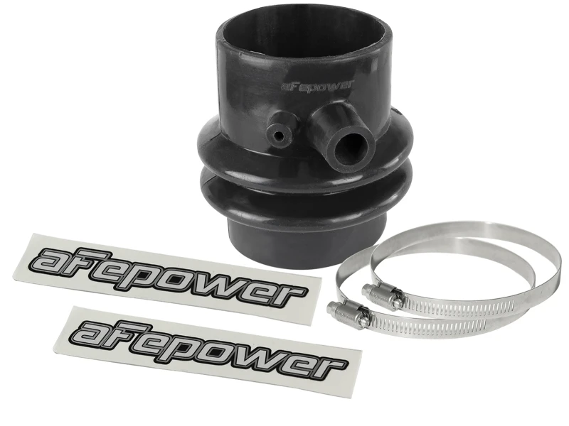 aFe Magnum FORCE Intake Coupling Kit (3-1/4 IN ID x 4-1/2 IN L) Straight Bellow-Coupler - Black