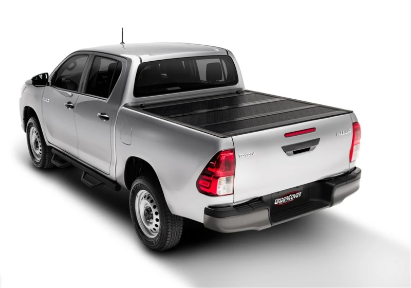 UnderCover Flex Hard Folding Tonneau Cover für 2016–2023 Toyota Tacoma 5ft Pritsche ohne Seitenschränke