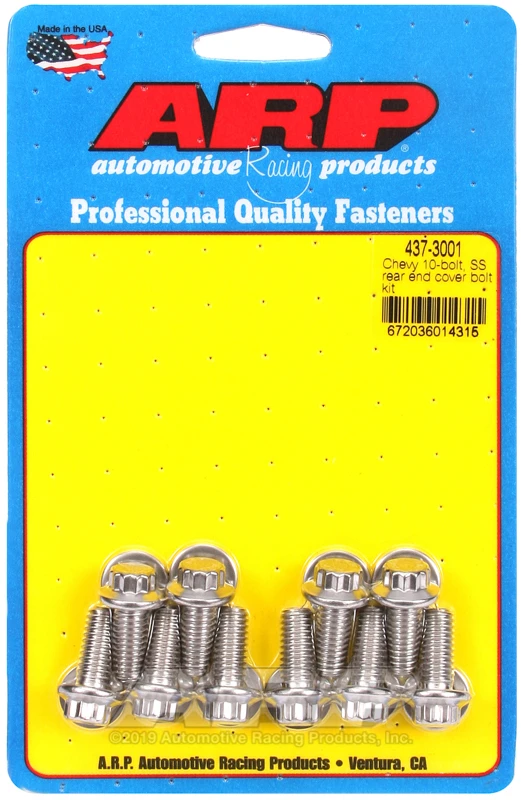 ARP Chevy 10-Bolt SS Rear End Cover Bolt Kit für Chevrolet