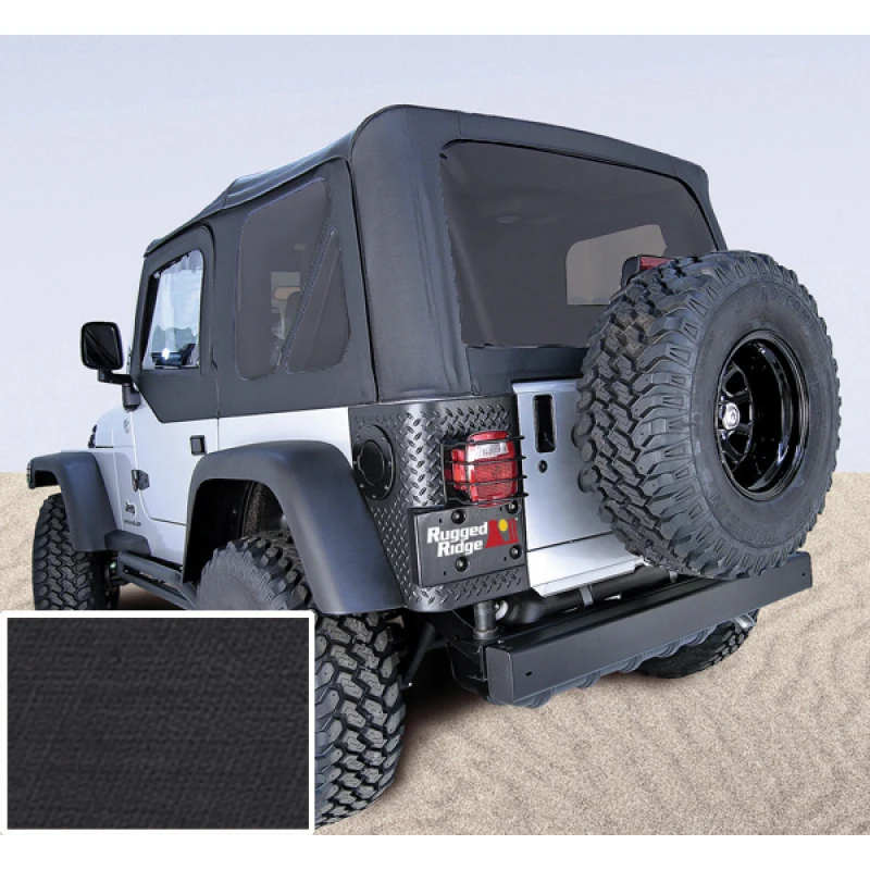 Rugged Ridge S-Top ohne Türhäute Schwarz getönte Fenster 03-06 Wrang