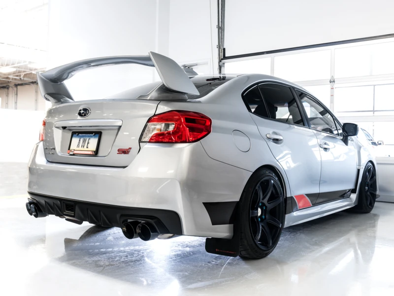 AWE Tuning Subaru STI VA / WRX GV / STI GV Sedan Touring Edition Auspuff - Diamant-Schwarz-Tip (102mm)