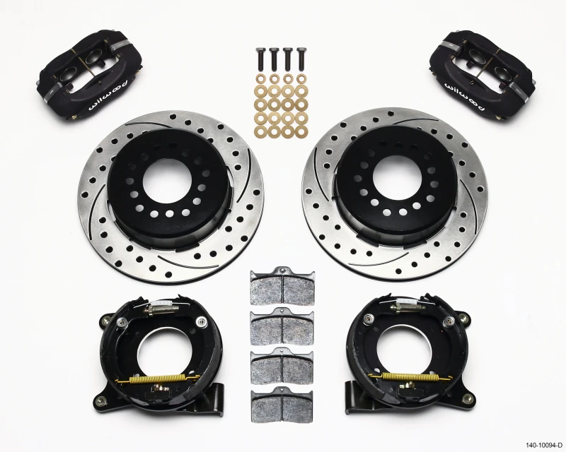 wilwood_140-10094-D-679574e19858d Wilwood Forged Dynalite P/S Park Bremse Kit gebohrt Chevy C-10 2,42 Offset 5-lug
