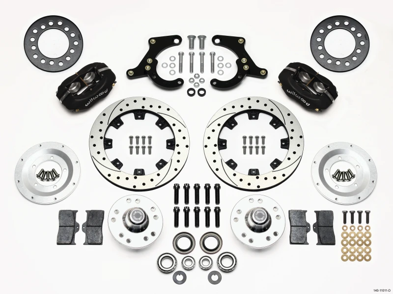 Wilwood Forged Dynalite Vorderrad-Kit 11,75 Zoll gebohrt 59-64 Chevy Impala / 63-64 Corvette