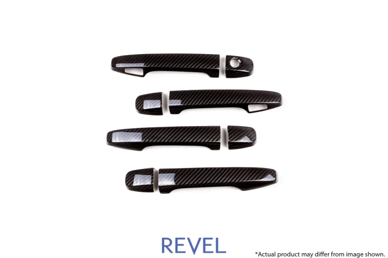 Revel GT Dry Carbon Door Handle Covers (FL/FR/RL/RR) für 15-18 Subaru WRX/STI - 8 Teile