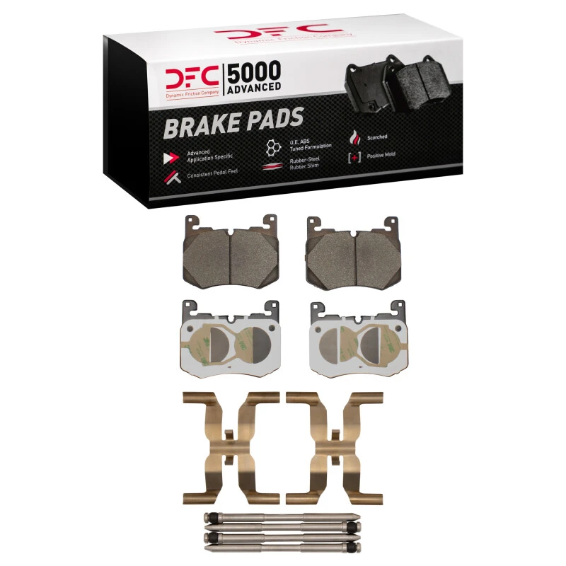DFC 19-26 Jaguar F-Pace Front 5000 Advanced Low Metallic Brake Pads and Hardware Kit