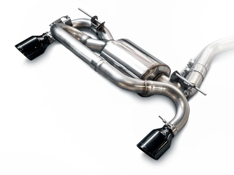 AWE Tuning BMW F22 M235i / M240i Touring Edition Axle-Back Auspuff - Diamant-Schwarze Endrohre (102mm)