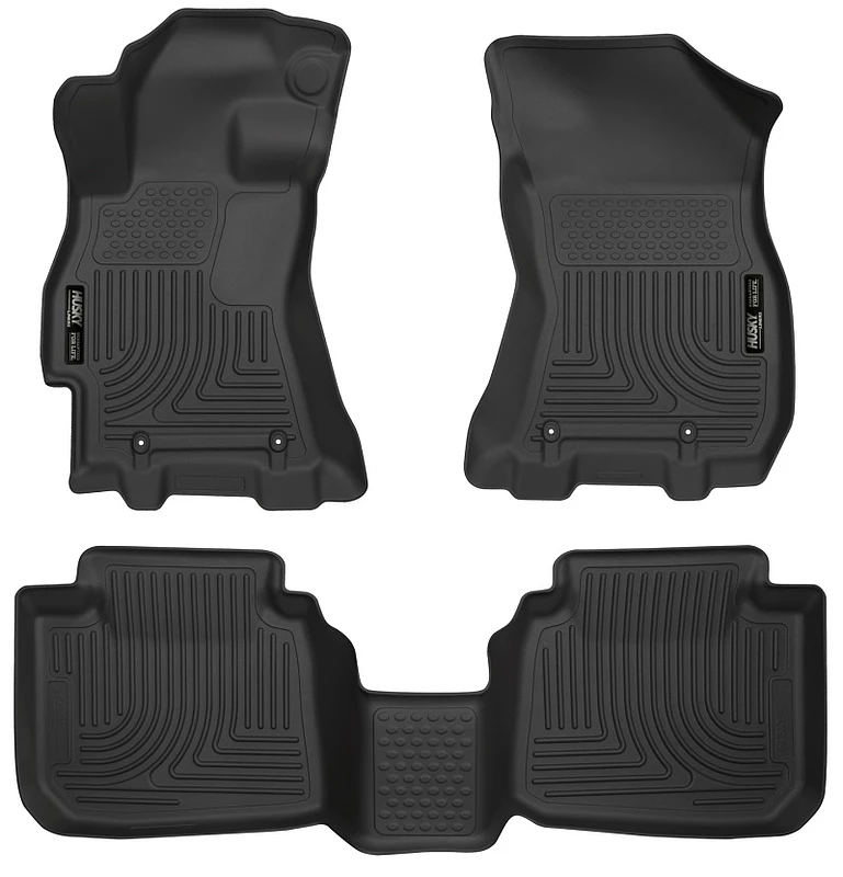 Husky Liners for 2015 Subaru Legacy/Outback Weatherbeater Black Front & 2nd Seat Floor Liners