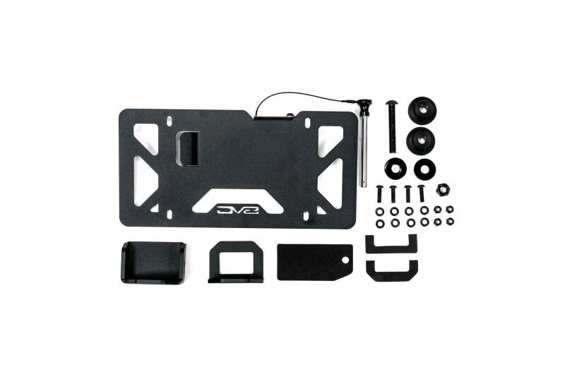DV8 Offroad Universal Quick Release D-Ring Nummernschildhalter