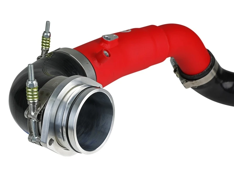 aFe 2020 Toyota Supra 3.0L 3in rotes Intercooler-Rohr - Heiß