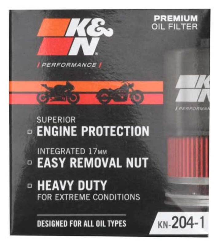 K&N Honda / Kawasaki / Arctic Cat / Suzuki / Triumph / Yamaha 2,594 Zoll OD x 2,813 Zoll H Ölfilter