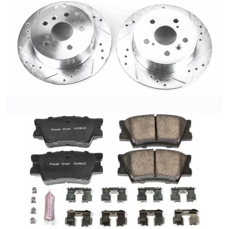 powerstop_K3068-679460a3de478 Power Stop 07-12 Lexus ES350 Rear Z23 Evolution Sport Brake Kit