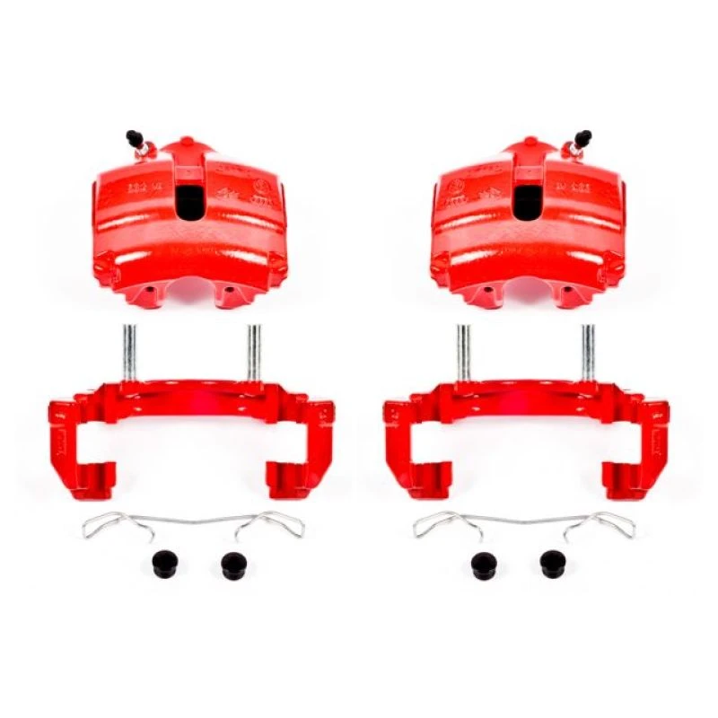 powerstop_S2974A-67945f7cbb471 Power Stop 08-09 Audi TT Front Red Calipers w/Brackets - Pair