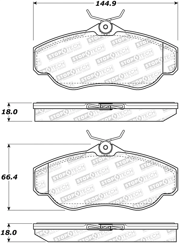 StopTech Street Brake Pads