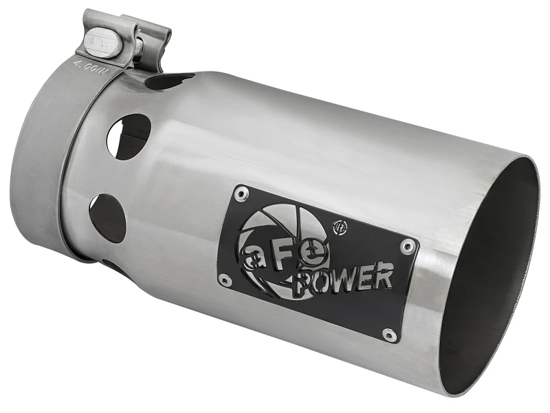 aFe Rebel XD Series Universal Exhaust Tip 4 IN Inlet x 5 IN Outlet x 10 IN L