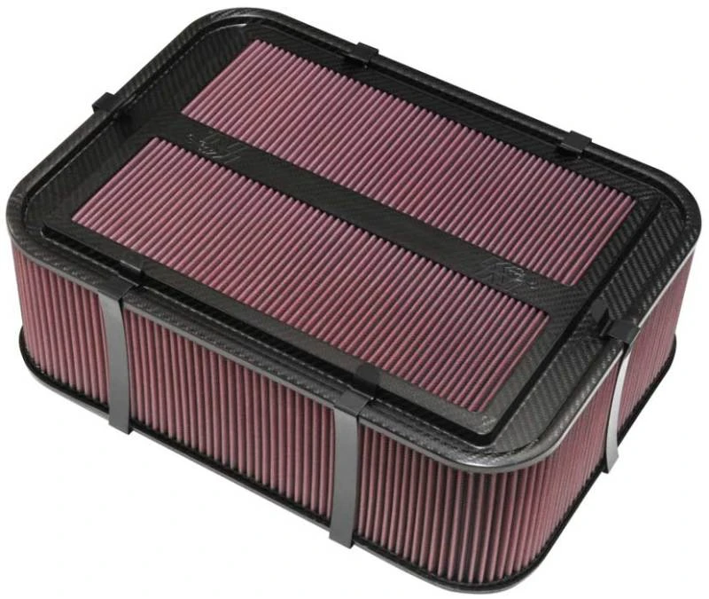 K&N Custom Racing Assembly Carbon Fiber Luftbox - Groß