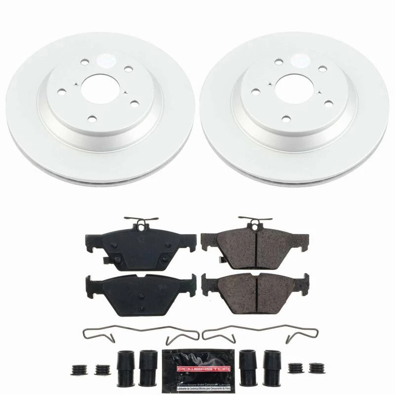 Power Stop 24-25 Subaru Crosstrek Rear Z23 Coated Brake Kit