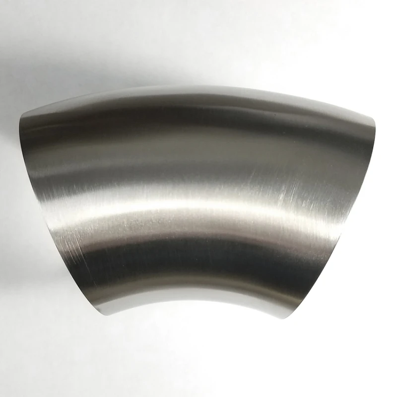 Stainless Bros 1.625in Inconel 625 45 Deg Mandrel Bend Elbow 1.5D - .047in Wall - No Leg